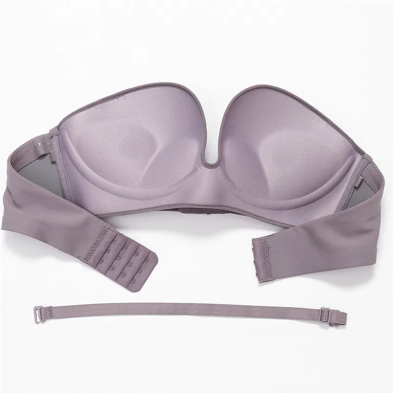 Strapless Super Push-Up Bra – Invisible Comfort